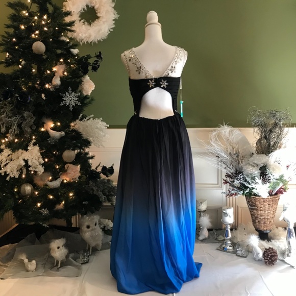 Formal evening ombré prom dress - Picture 4 of 7